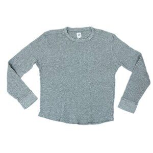 PRE-OWNED - Gap Waffle Grey Long Sleeve T-Shirt
